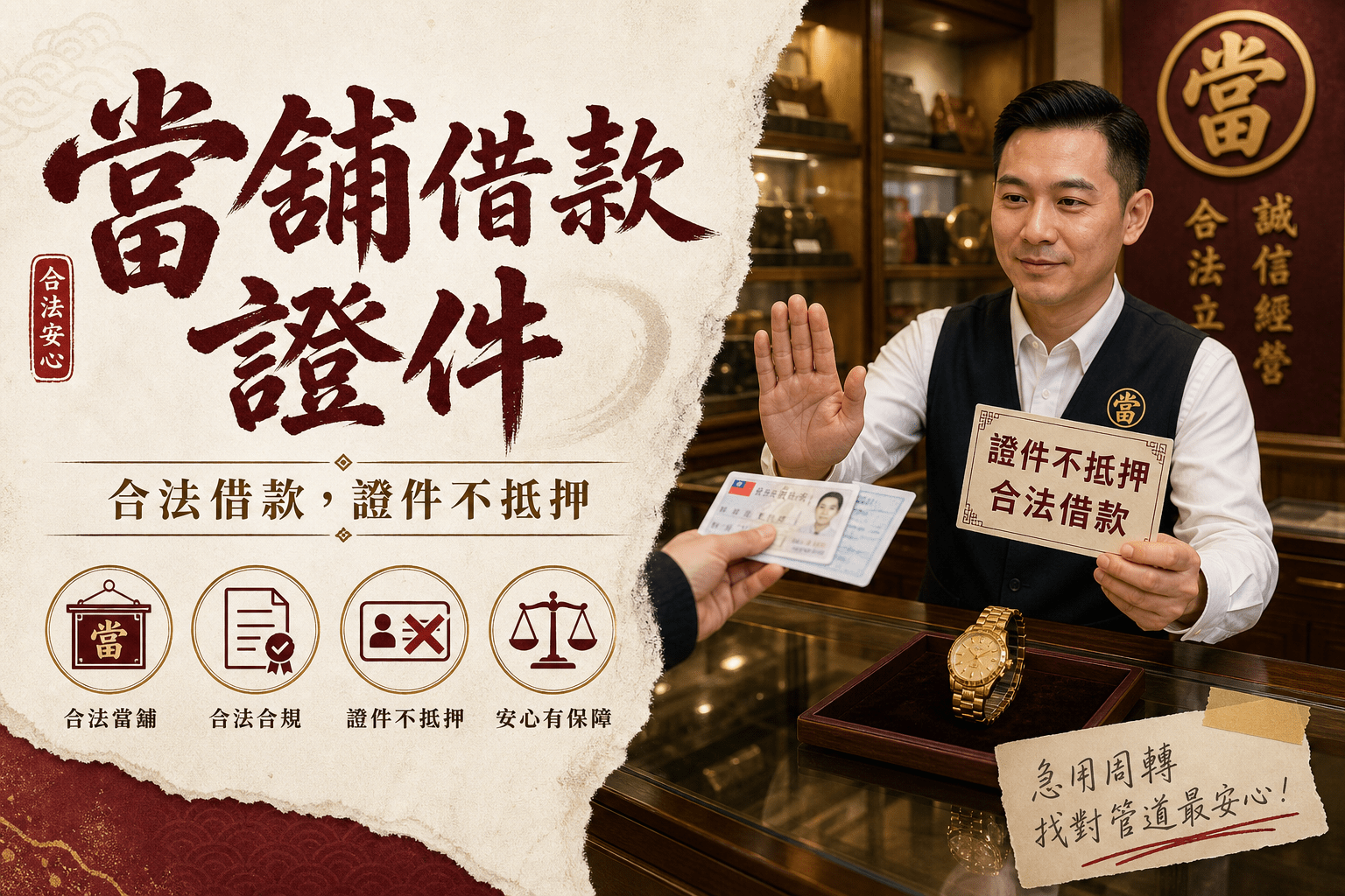 當舖借款 證件