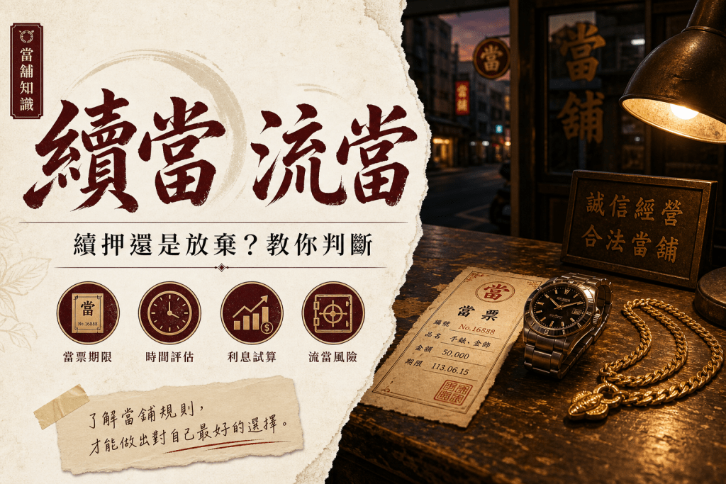 續當 流當
