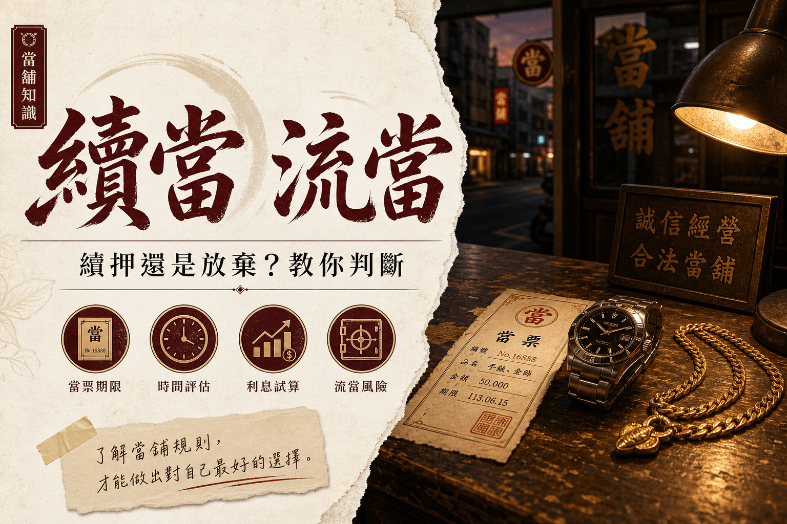 續當 流當