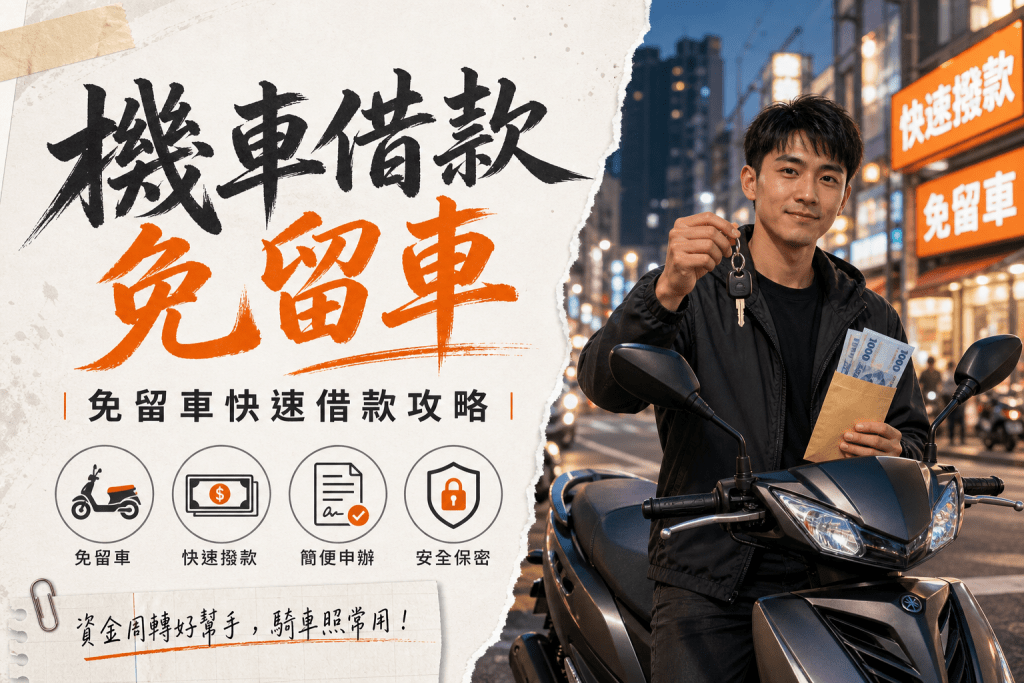 機車借款 免留車