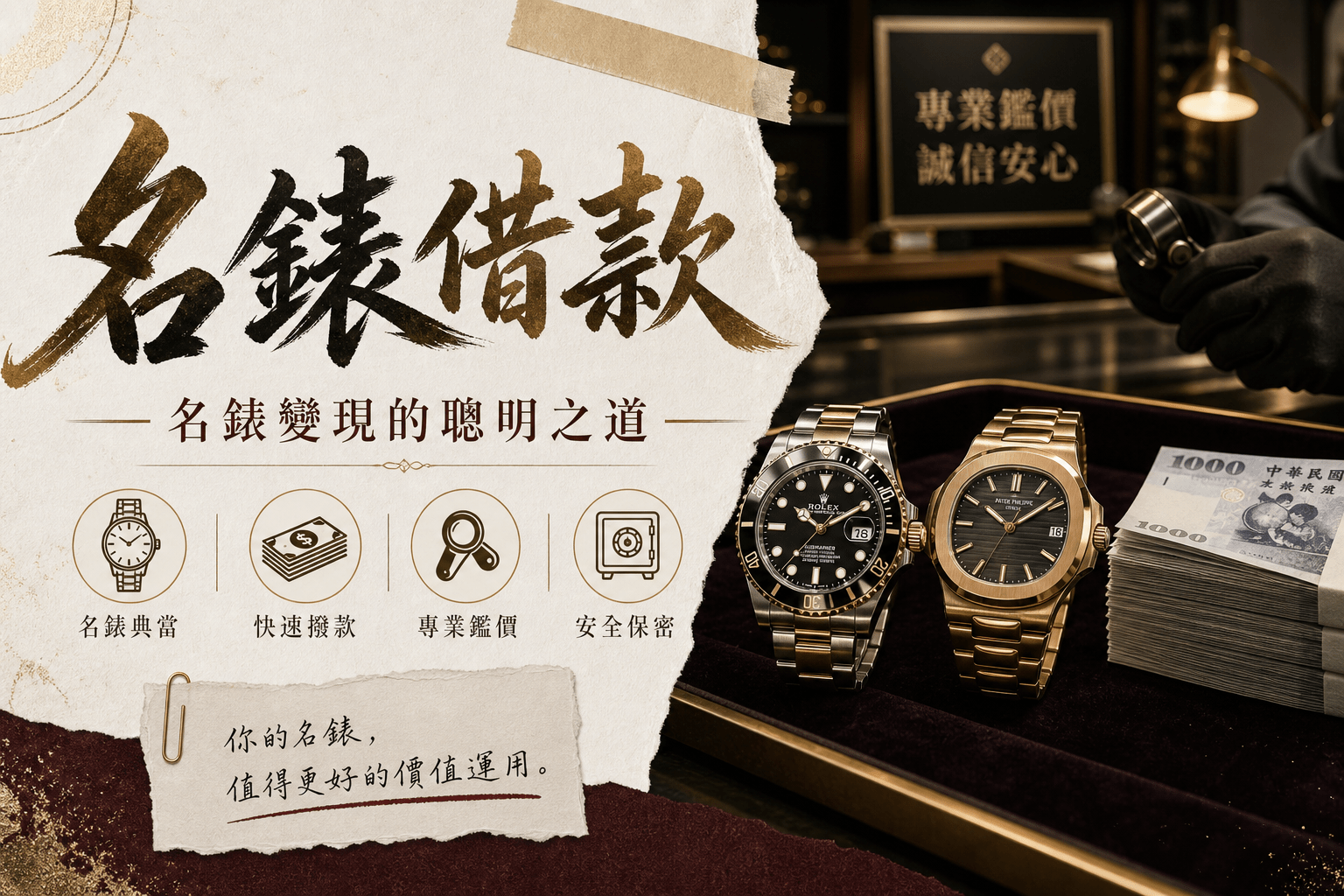 名錶借款