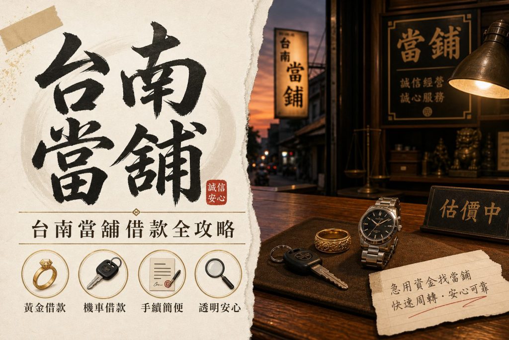 台南 當舖